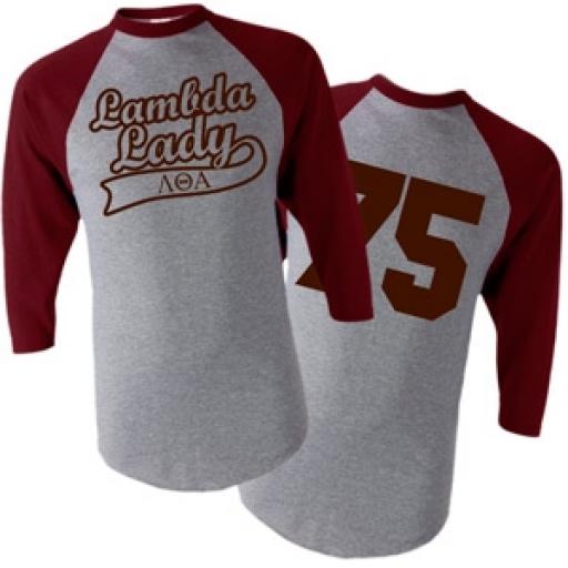 Lambda Theta Alpha - Lambda Lady Baseball 3/4 Tee Shirt