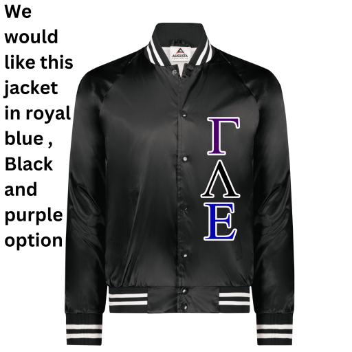 Gamma Lambda Sigma Satin Jacket